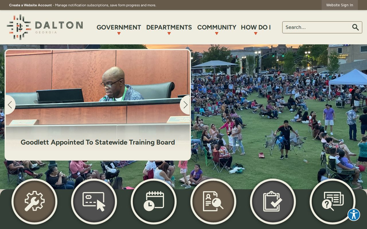 Official City of Dalton criminal history and records homepage